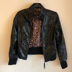 ⭐️ Faux Leather Jacket